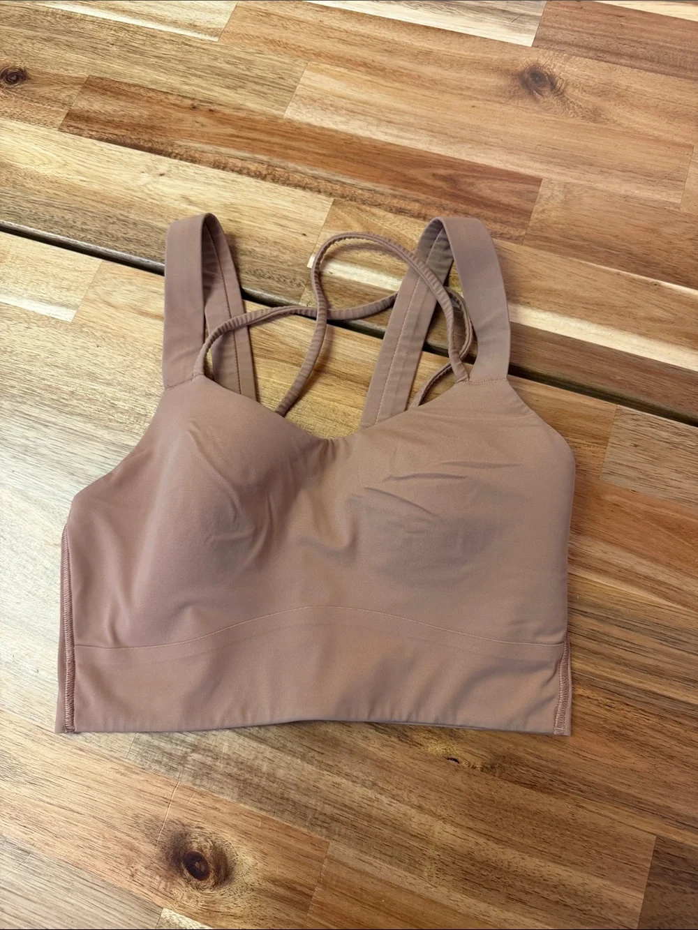 Lululemon Like a Cloud Sports Bra. Brown tan color see measurements for size xs - Picture 2 of 3